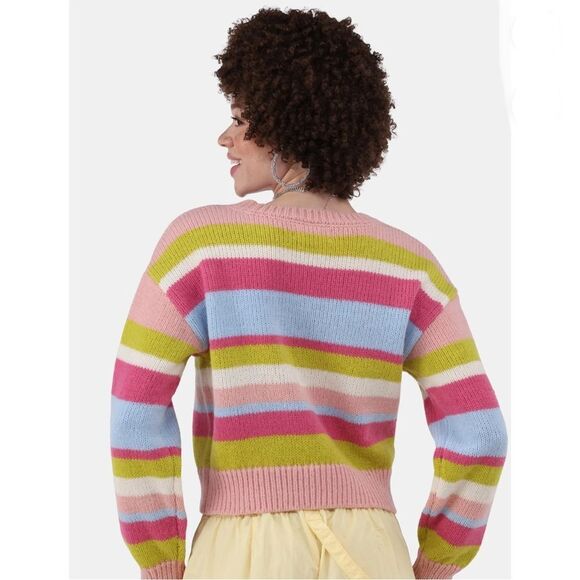 Fashion Midweight Colorful Cozy Sweater Size M - Picture 5 of 6